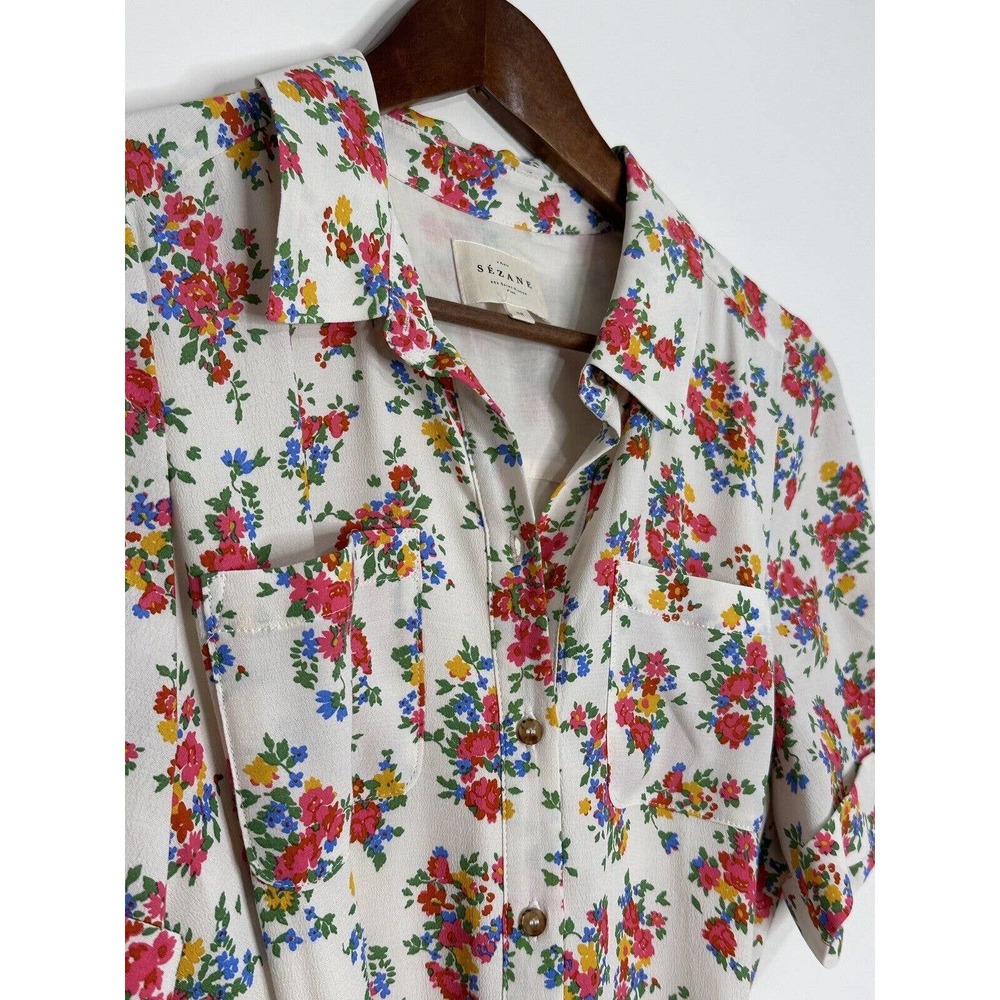 SEZANE ADÈLE DRESS JARDIN SECRET SIZE 38 US 6 - Picture 6 of 16